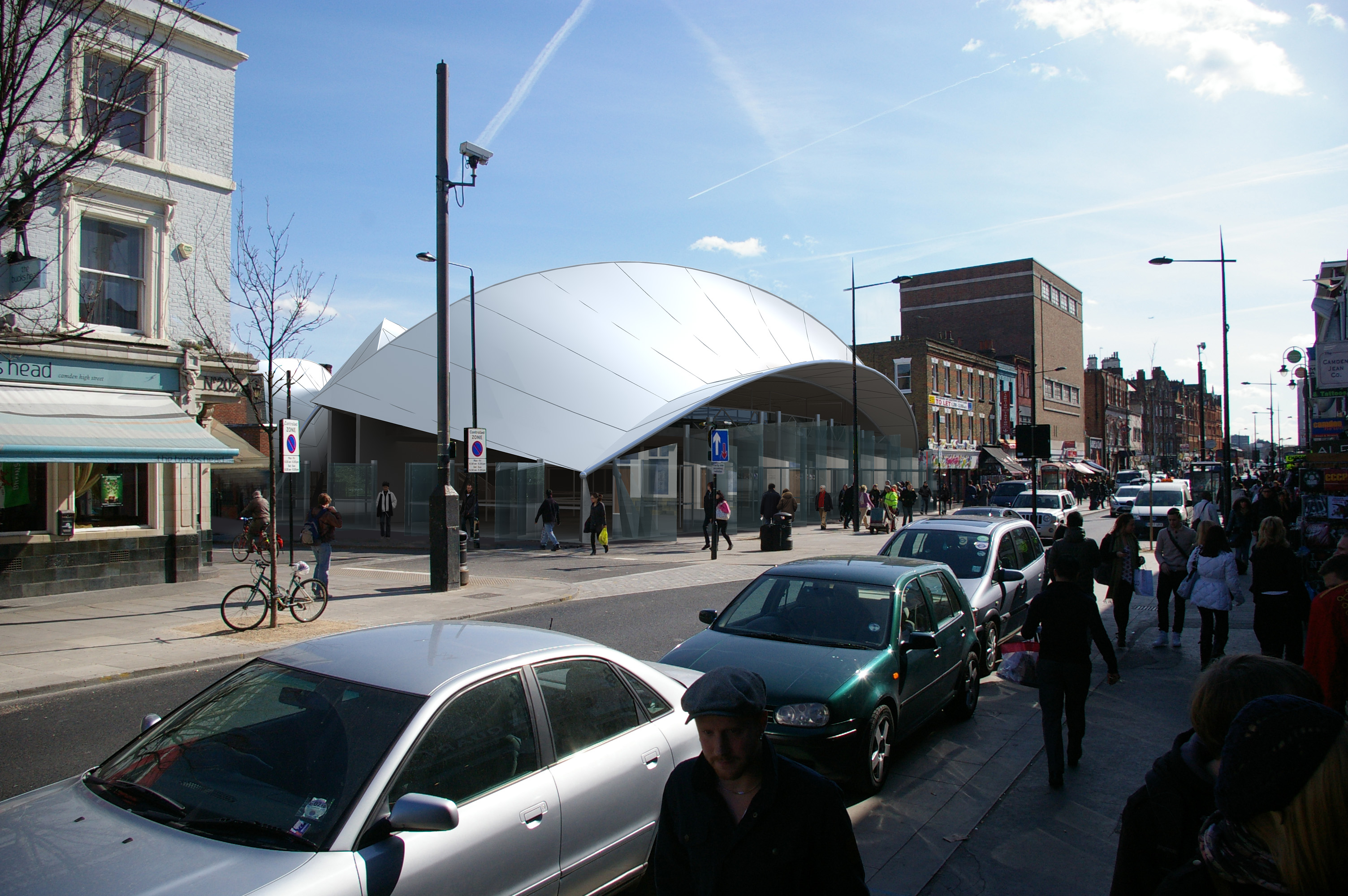  camden market: sadly sold before it was built 